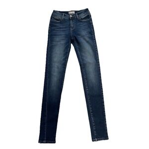 KanCan Jeans Womens 24 Medium Wash Stretch Mid‎ Rise Skinny